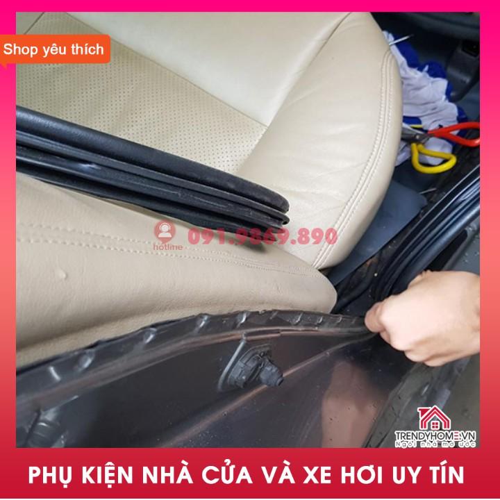 Gioăng cao su cửa oto, gioăng nguyên bản theo xe ô tô lõi thép cao su đen trendycar cao cấp