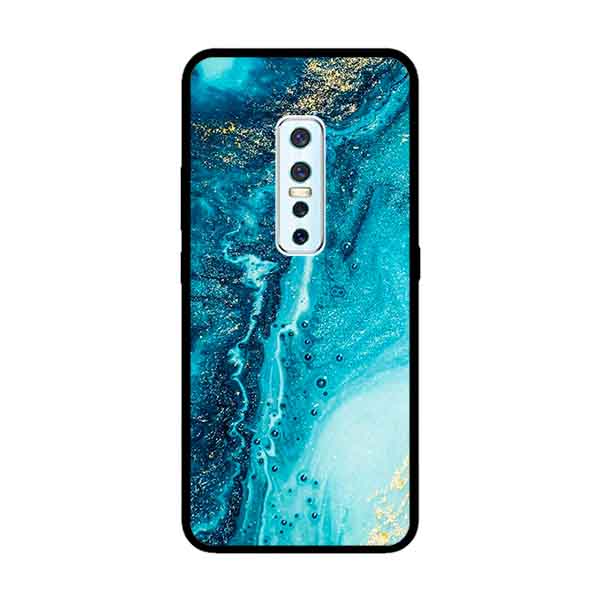 Ốp Lưng in cho Vivo V17 Pro Mẫu NỀN ĐÁ HOA 12 - Hàng Chính Hãng
