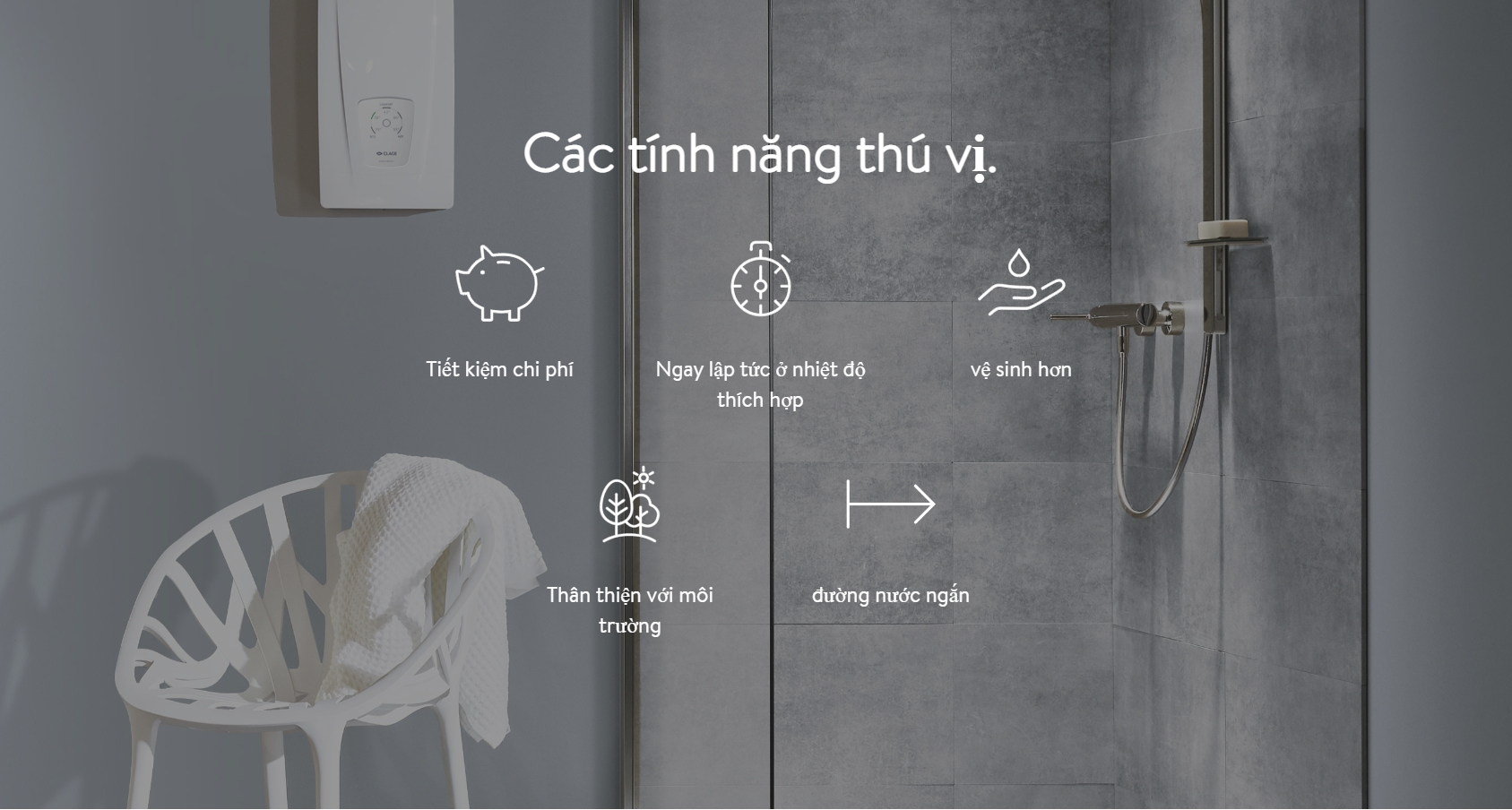 Máy nước nóng tức thì E-Comfort DCX Next - Hàng chính hãng