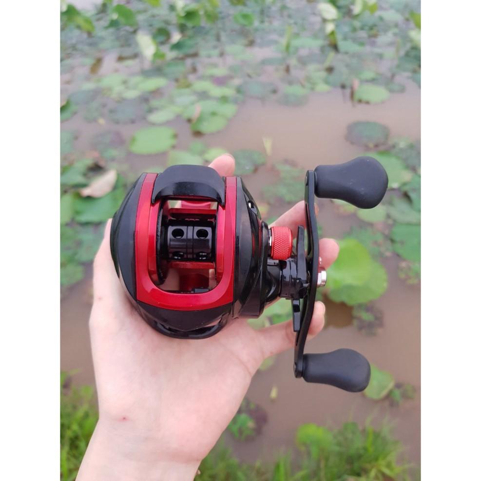 Bộ Cần Câu Lure Máy Ngang Lure Shadow For The Win Siêu Bền Bộ Cần Câu Cá Lóc