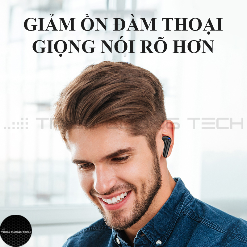 Tai Nghe Bluetooth Không Dây Cảm Ứng CT03 True Wireless – Hộp Đèn Led Hiển Thị % Pin - Chế Độ 2 Tai Nghe Độc Lập – Điều Chỉnh Âm Lượng – Dock Sạc Tiện Lợi.