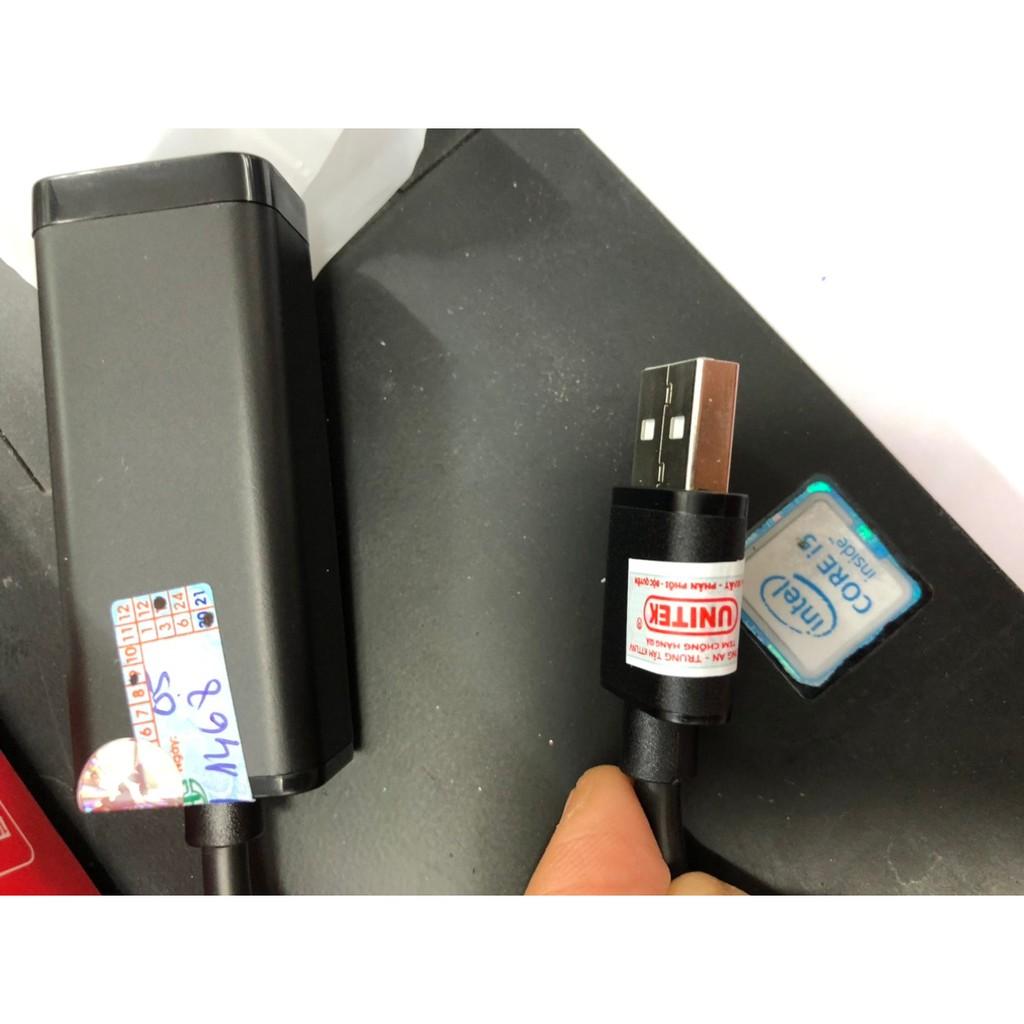 USB Ra Lan UNITEK Y1468 .Cáp USB 2.0 - Hàng Chính Hãng