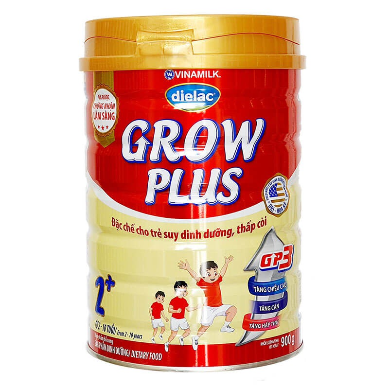 Sữa bột VNM Diealac Grow Plus step 2+ 900g- dành cho trẻ trên 2 tuổi 