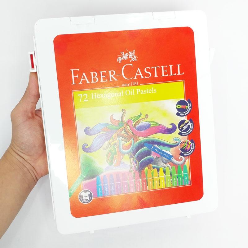 Hộp 72 Bút Sáp Dầu Kèm Chuốt - Faber-Castell 120172