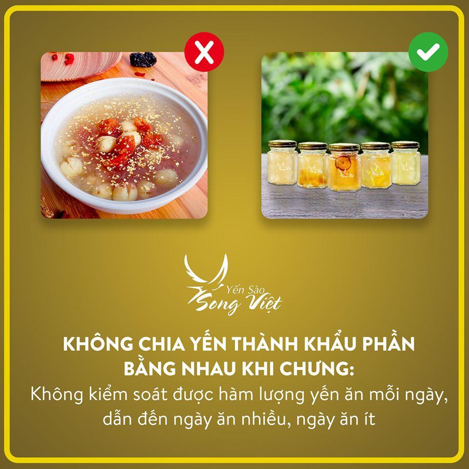 Yến Sào Song Việt -Combo Hộp giấy 2 hũ yến khô