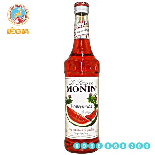 Siro Monin Dưa Hấu 700ml (Watermelon Syrup)