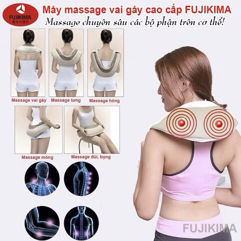 Máy Massage Vai gáy cao cấp Nhật Bản Fujikima FJ 264K
