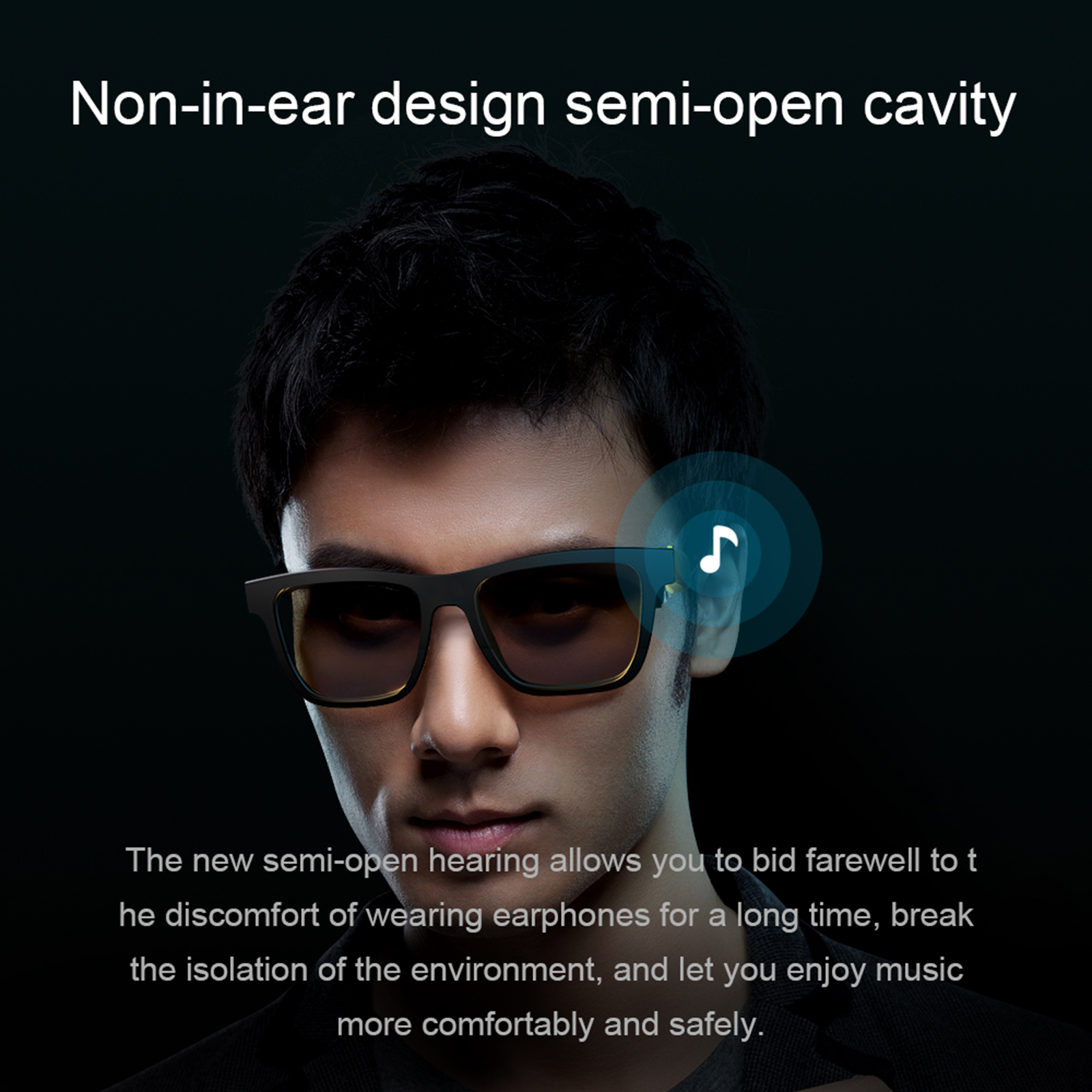 Kính râm E10 thông minh có tai nghe Bluetooth 5.0 không dây