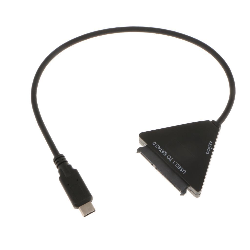 USB 3.1 to SATA3.0 Adapter Cable Converter for 2.5 3.5 Inch Hard Drive Disk