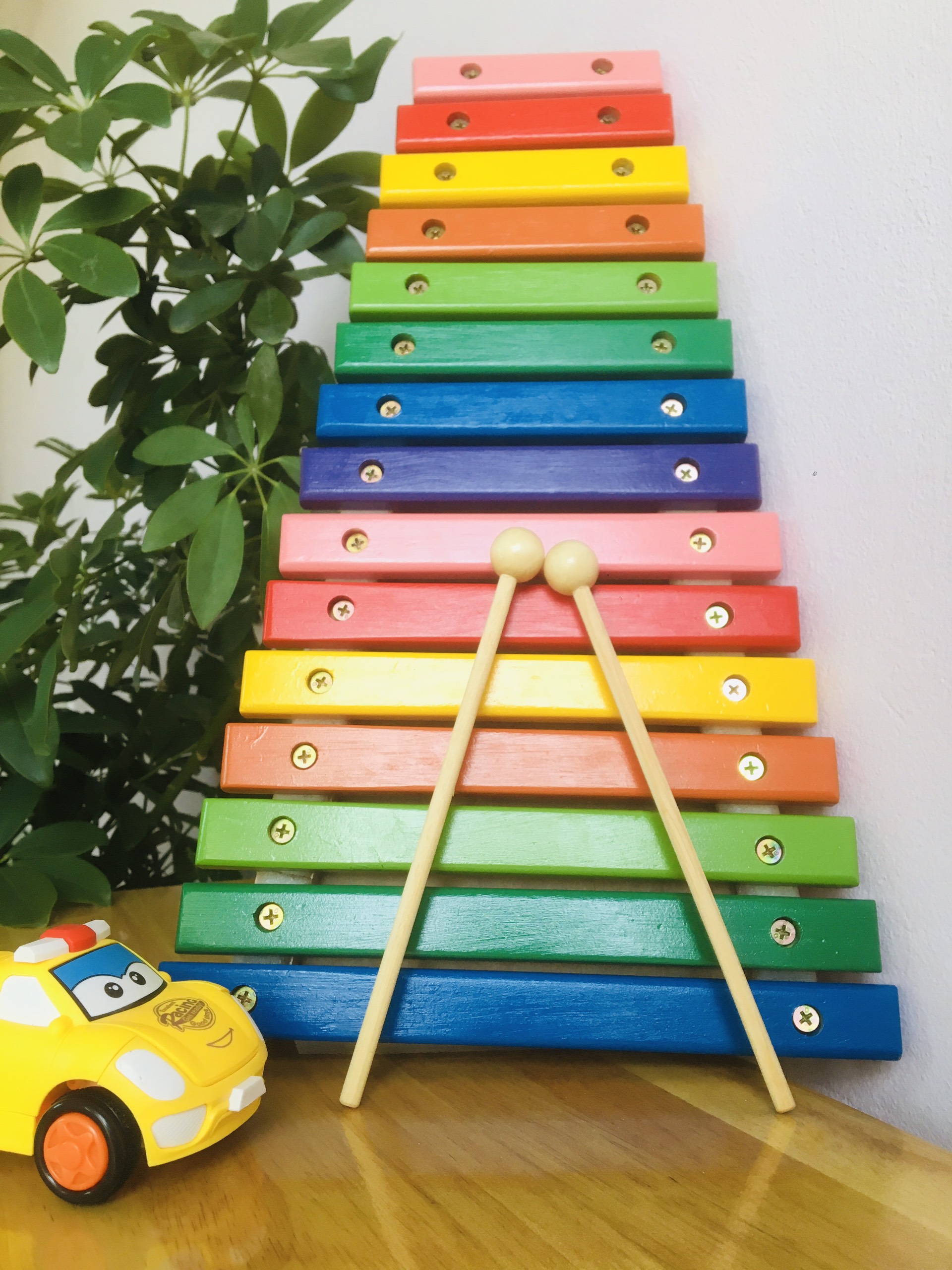 Đồ chơi đàn xylophone gỗ 15 thanh loại to cao cấp, đồ chơi đàn gỗ nhạc cụ giải trí rèn kĩ năng giáo dục cho bé