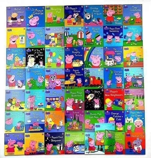 PEPPA PIG XANH - NHẬP KHẨU - 50Q - FULL BOX KÈM FILE NGHE