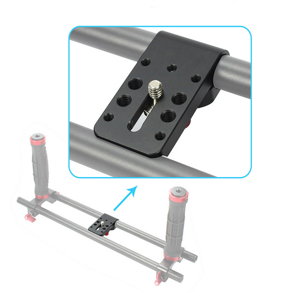 Unicersal Holder Clamp Mount for 15mm Rod Support Rail Follow Focus Rig DSLR