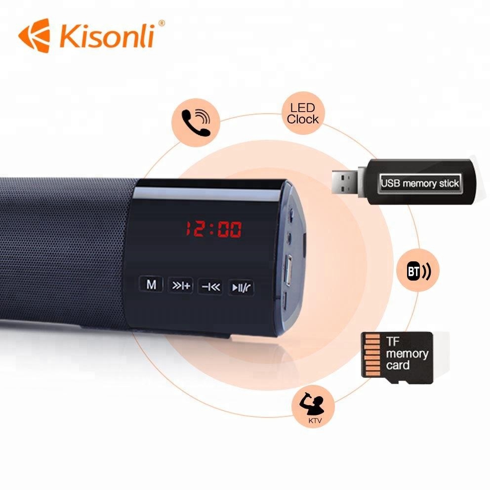 Loa mini Kisonli Bluetooth LED-800 Có Đồng Hồ Tích hợp FM, TF (Ngẫu Nhiên Màu) - HÀNG CHÍNH HÃNG