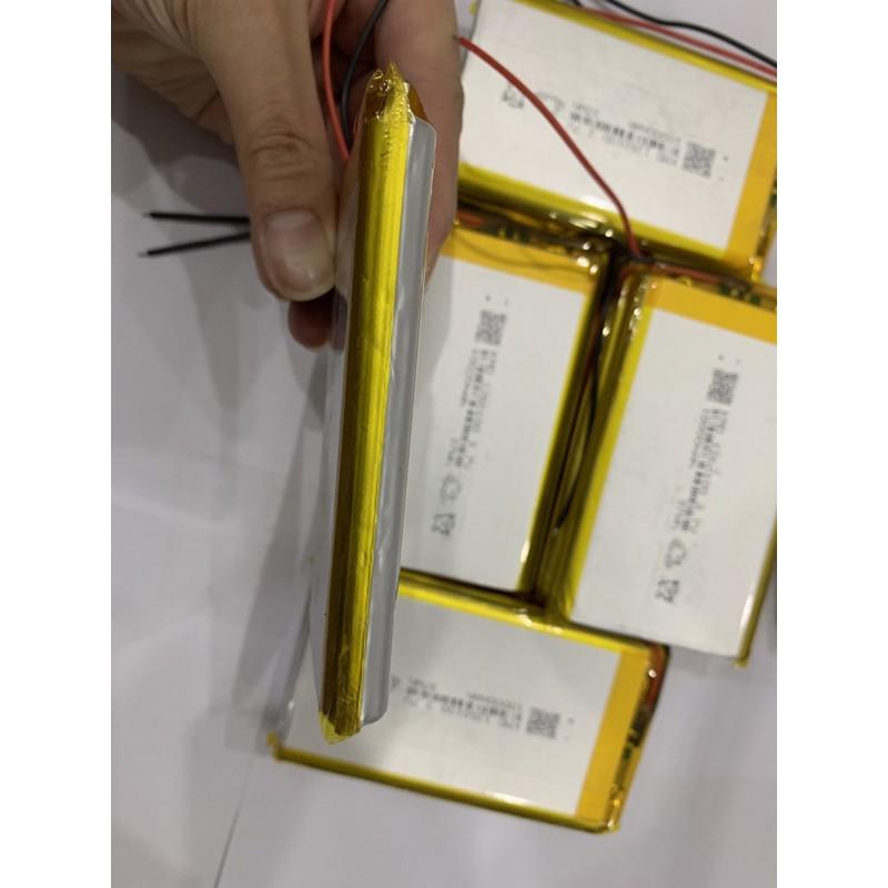 Pin Lithium-Polymer 3.7V 10000mAh 1260100 mới 100% Chuẩn dung lượng