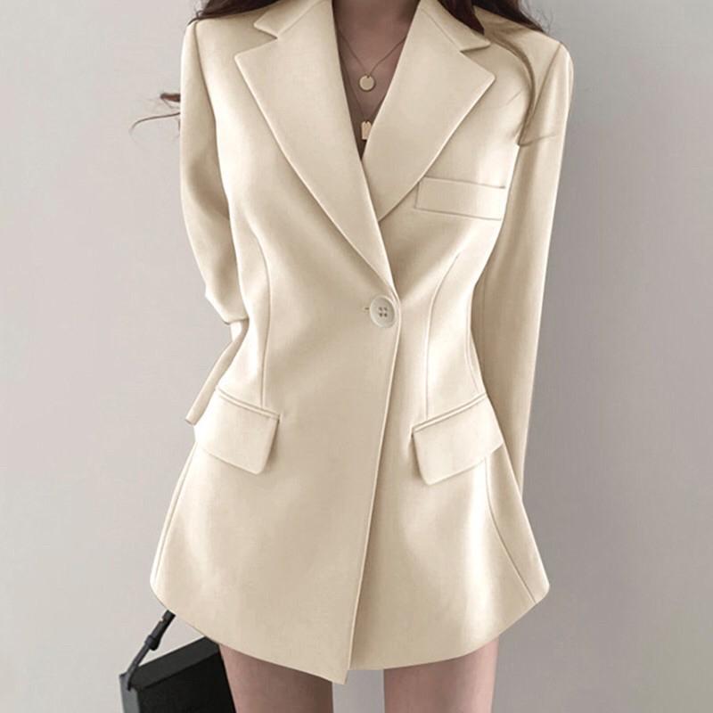 Áo khoác Blazer Nữ hai lớp phong cách hàn quốc chất đẹp mã QC01