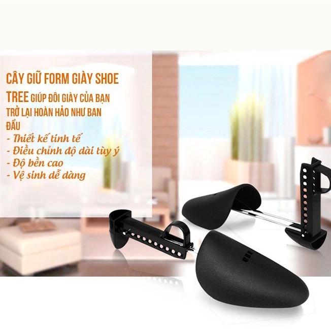 Cây giữ form giày shoe tree nhựa tùy chỉnh size dùng nhiều loại giày, linh hoạt dễ sử dụng