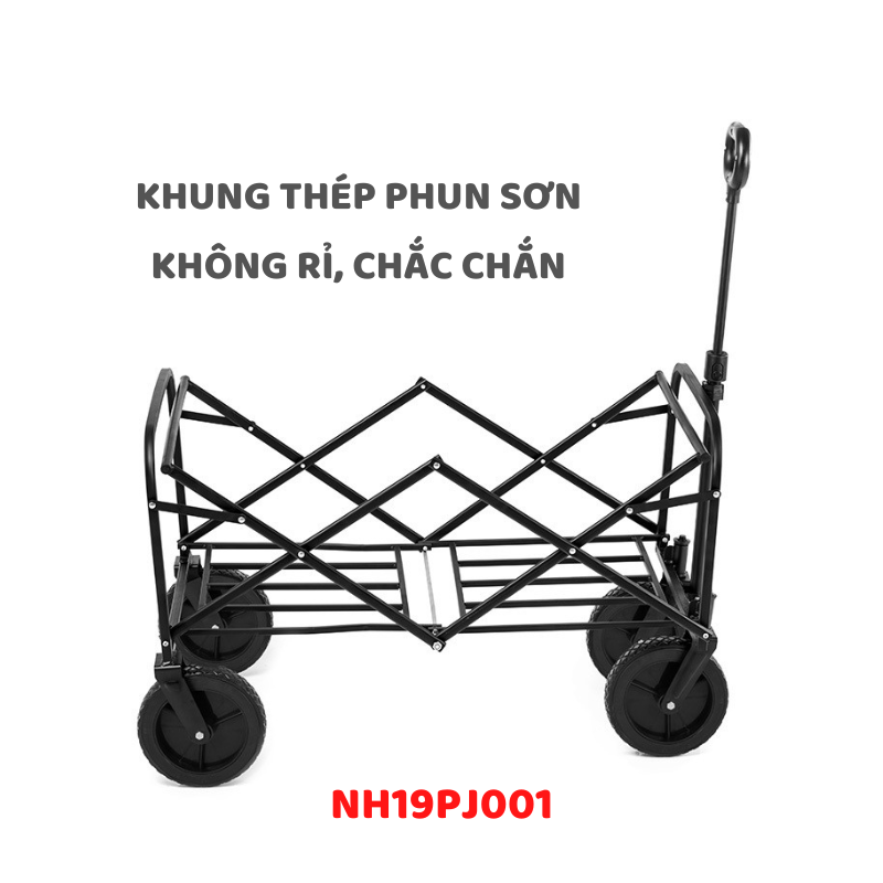 XE KÉO ĐỒ DÃ NGOẠI 90L NH19PJ001, MẶT NHÔM LÀM BÀN CHO XE KÉO NH20PJ008