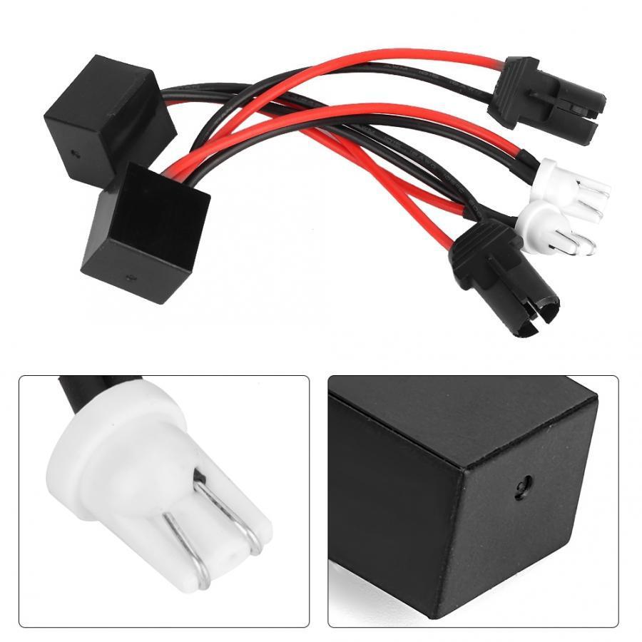 Phong cách mới nhất xe hơi T10 Bộ giải mã LED ánh sáng nhỏ dẫn điện chiều rộng đường đèn halogen sang bộ giải mã lỗi LED