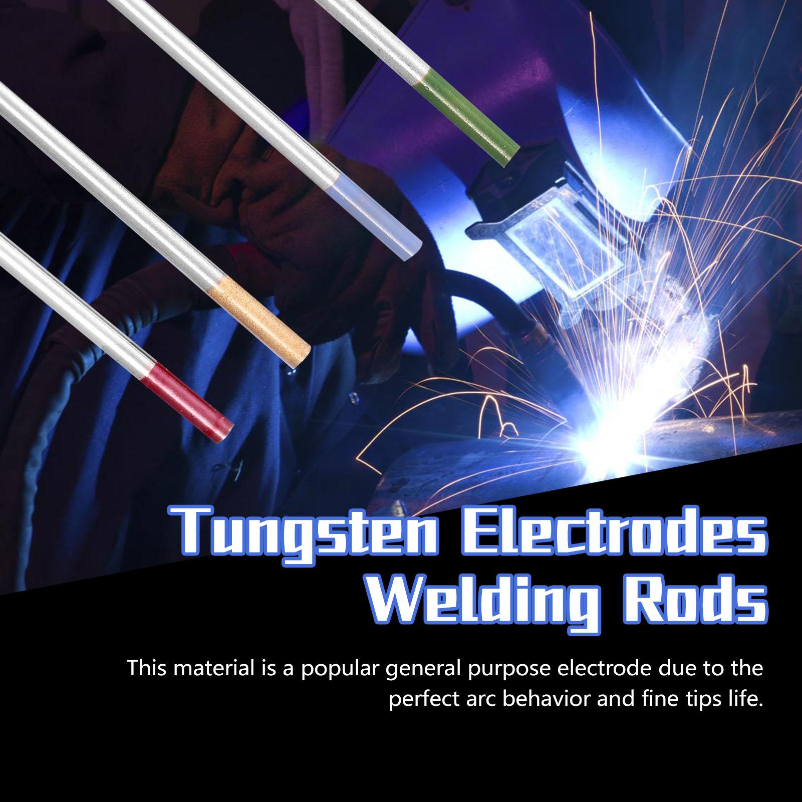 Tungsten Electrodes Welding Rods Red/Gold/Blue/Green 1.6*150/2.4*150 Welding Equipment Parts Weldings Torch Tungsten Pin