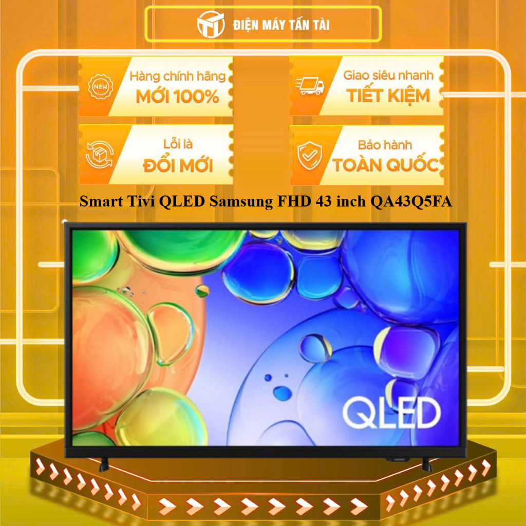 QA43Q5FA - Smart Tivi QLED Samsung FHD ( KHÔNG CÓ GIỌNG NÓI) 43 inch QA43Q5FA - HÀNG CHÍNH HÃNG - GIAO HCM