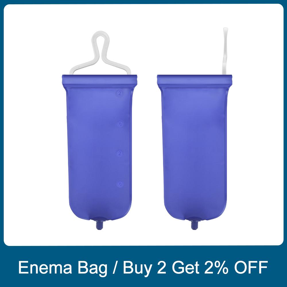 1.6/2L Có Thể Gập Lại Enema Túi Vòi Xịt Rửa Vệ Sinh Hậu Môn Tắm Nữ Tính Vagin VỆ SINH RỬA Giải Độc Hậu Môn Bụi Đại Tràng Khuyển Dạ Xoa