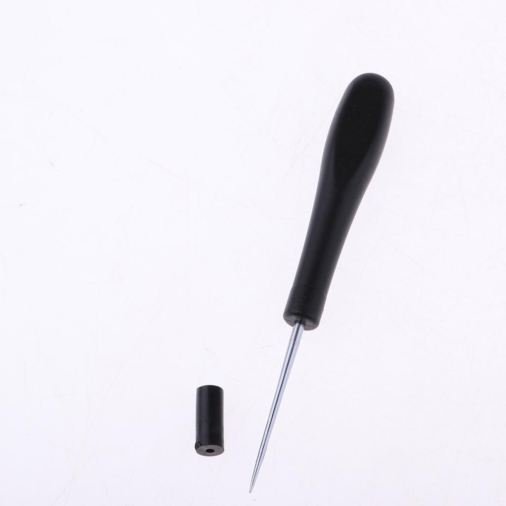 3xBadminton Tennis Racket Racquet Stringing Awl String Guiding Tool Black