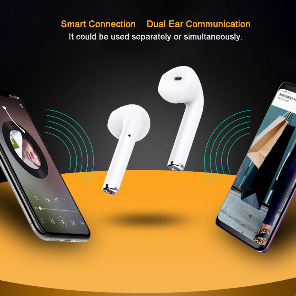 Mini TWS Smart Touch Headphones BT 5.0 Earphone Phone Sport Business Headset In-Ear Music Buds Wireless Earphones For