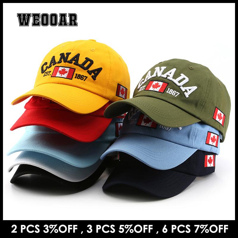 Weooar canada Xóa xương Mũ bóng chày nam cho phụ nữ mũ Snapback 2022 Cotton Golf Trucker Mũ Hip Hop Mũ MZ140 Color: Army Green Size: 55-60cm