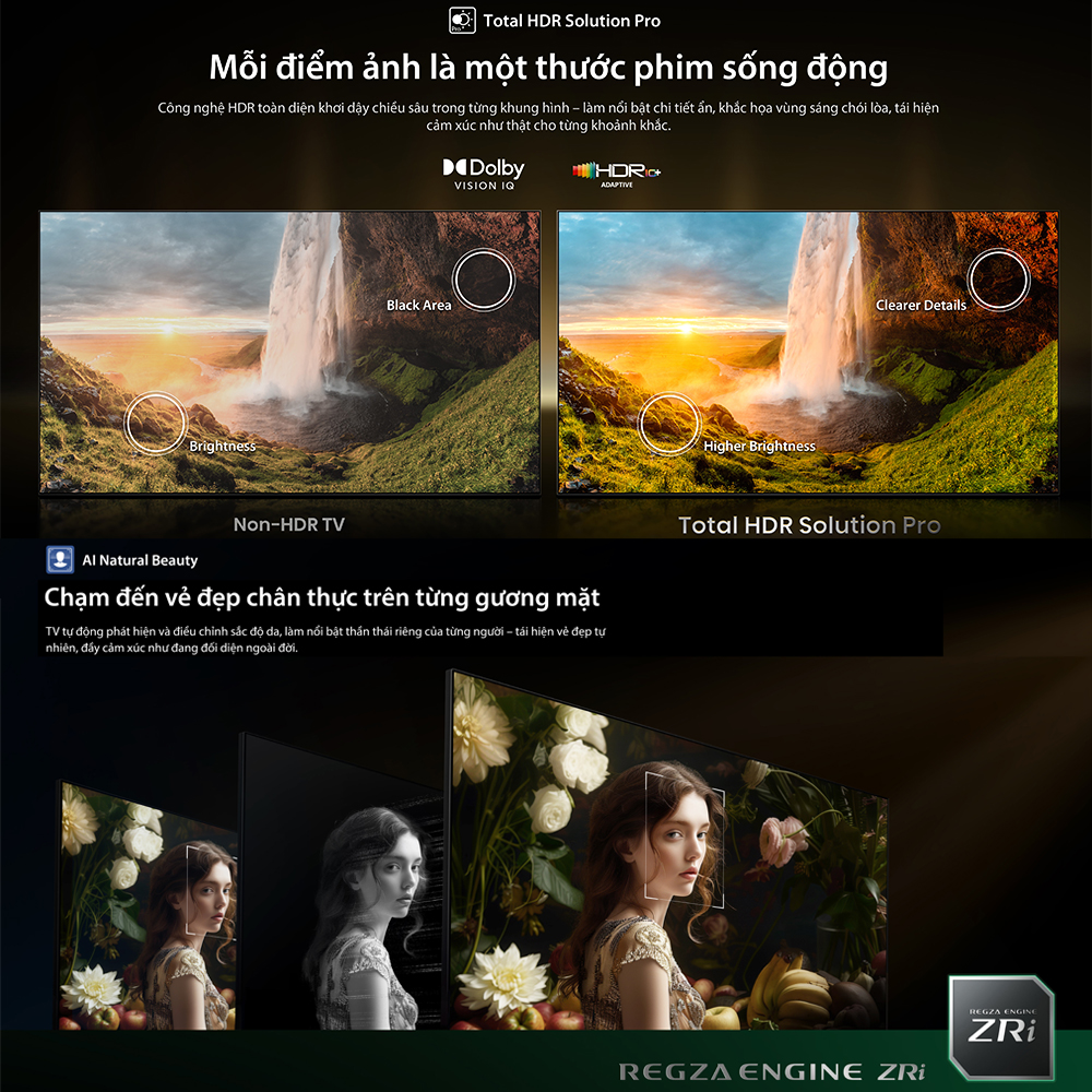 Smart Tivi Toshiba 55 inch QLED 55Z570RP, 144Hz Giao Hàng Toàn Quốc, Bảo Hành 24 Tháng, Hàng Chính Hãng