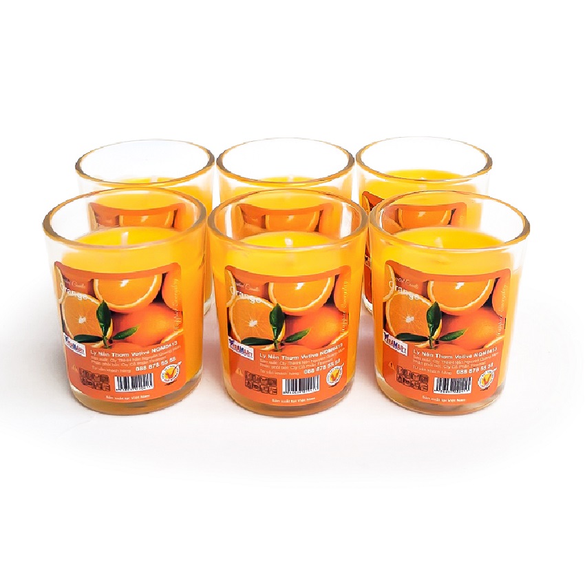 Hộp 6 ly nến thơm votive Miss Candle FTRAMART NQM0413 (Lựa chọn mùi hương)