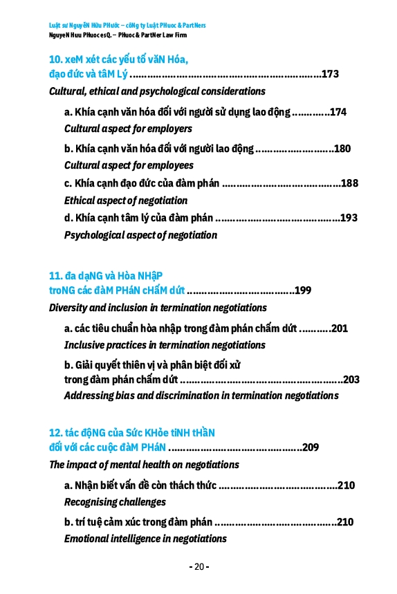 Dẫn dắt thỏa thuận dàn xếp với người lao động - HP329