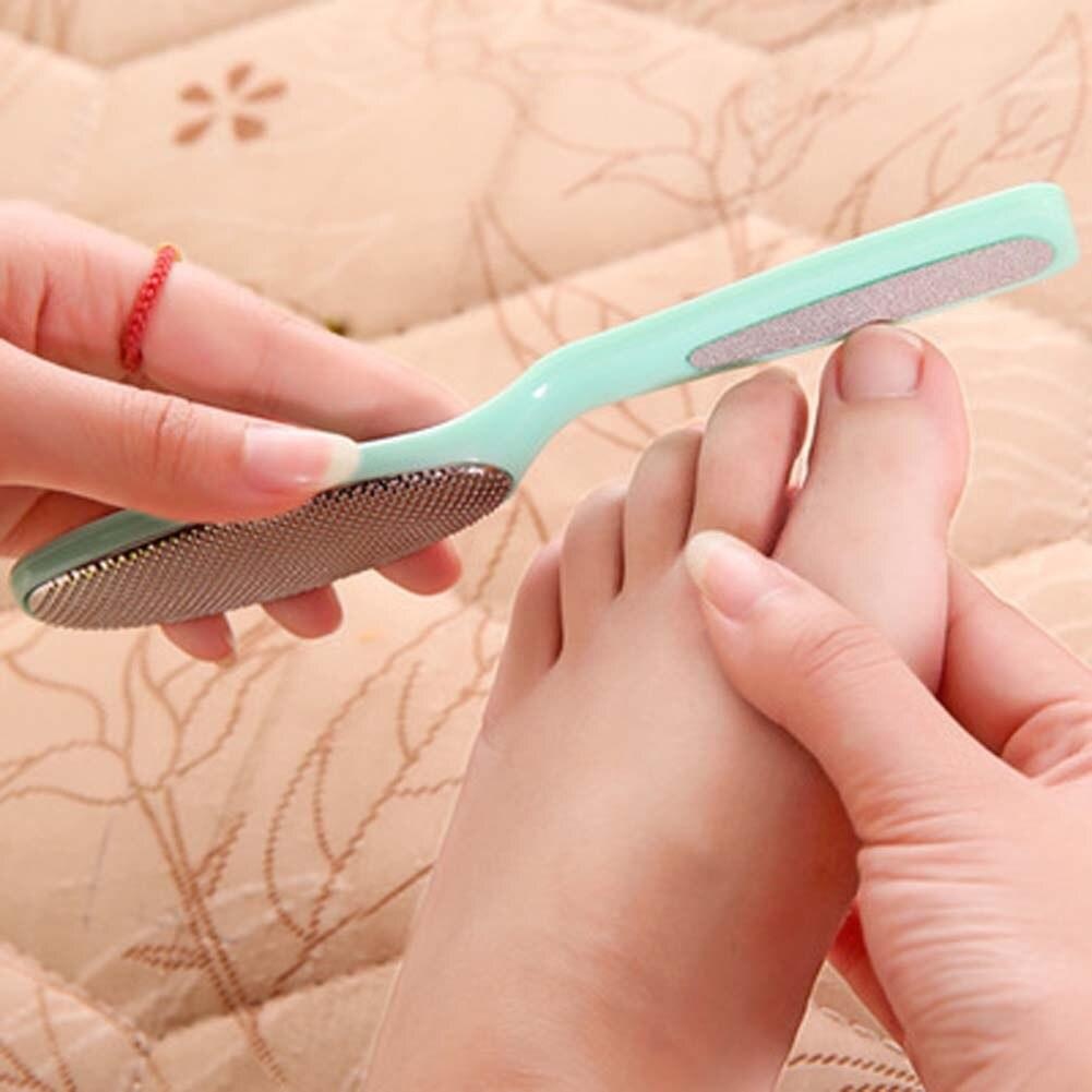 Dụng cụ chà gót chân, tẩy tế tào chết làm mềm da chân 2 trong 1, hết nứt gót, hồng gót chân nhỏ gọn tiện dụng