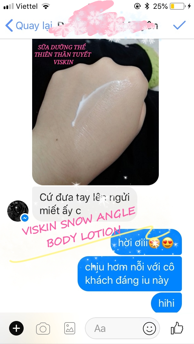 VISKIN SNOW ANGEL BODY LOTION