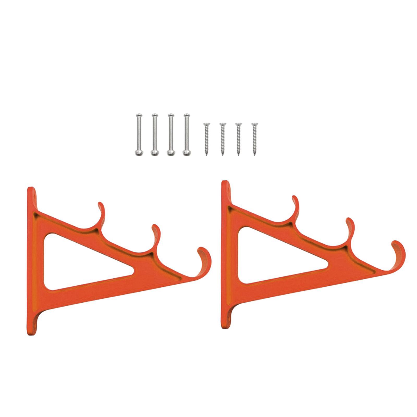 2 Pieces Fishing Rod Storage Rack Practical Durable for Wall Garage Door Car