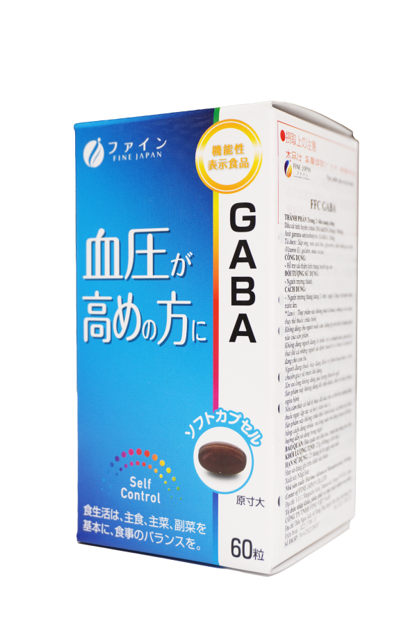 Viên Uống GABA Hỗ Trợ Điều Hòa Huyết Áp Fine Japan - Nhật Bản
