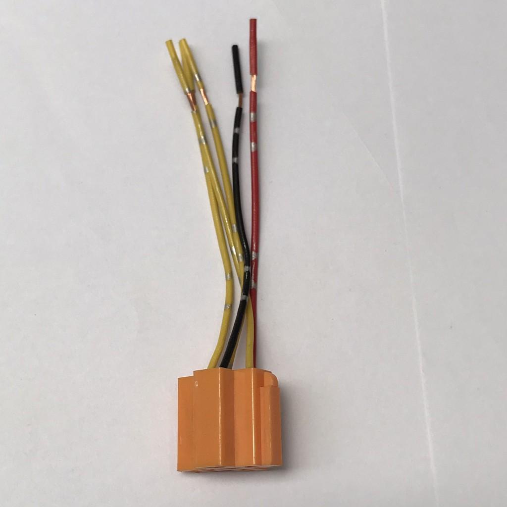 Combo 2 Rắc cắm rơ le 4 - 5 chân màu cam