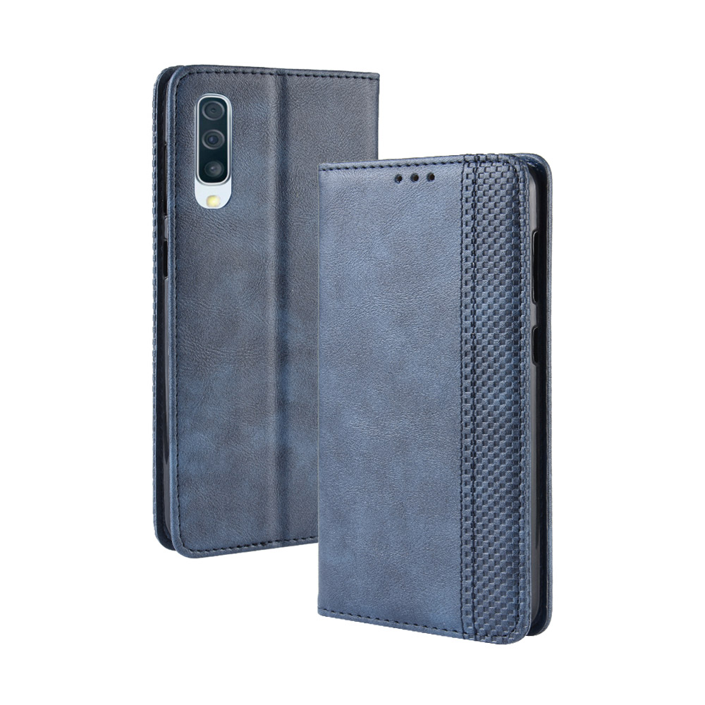 Bao da dạng ví, nam châm dành cho Samsung Galaxy A50, A50s, A30s Luxury Leather Case - Hàng nhập khẩu