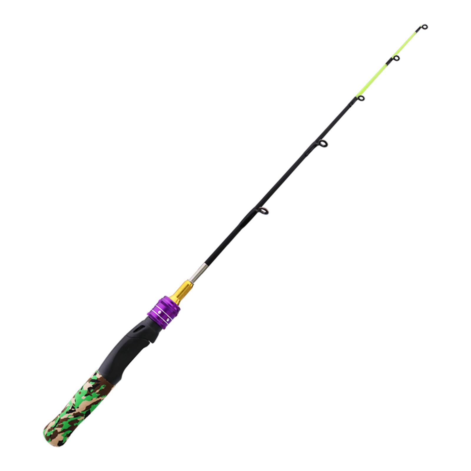 Cần câu cá quay tay bằng vật liệu sợi carbon, nhẹ và bền, Tay cầm EVA thoải mái chống trượt