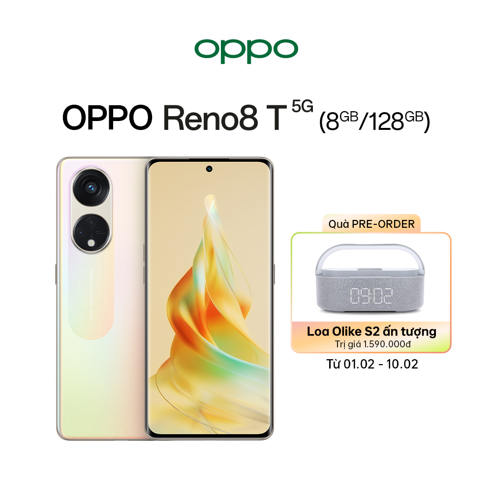 Điện Thoại Oppo Reno 8T 5G (8GB/256GB) - Hàng Chính Hãng  - Đen