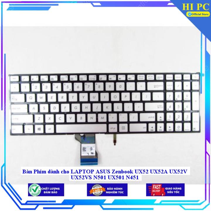 Bàn Phím dành cho LAPTOP ASUS Zenbook UX52 UX52A UX52V UX52VS N501 UX501 N451 - Hàng Nhập Khẩu