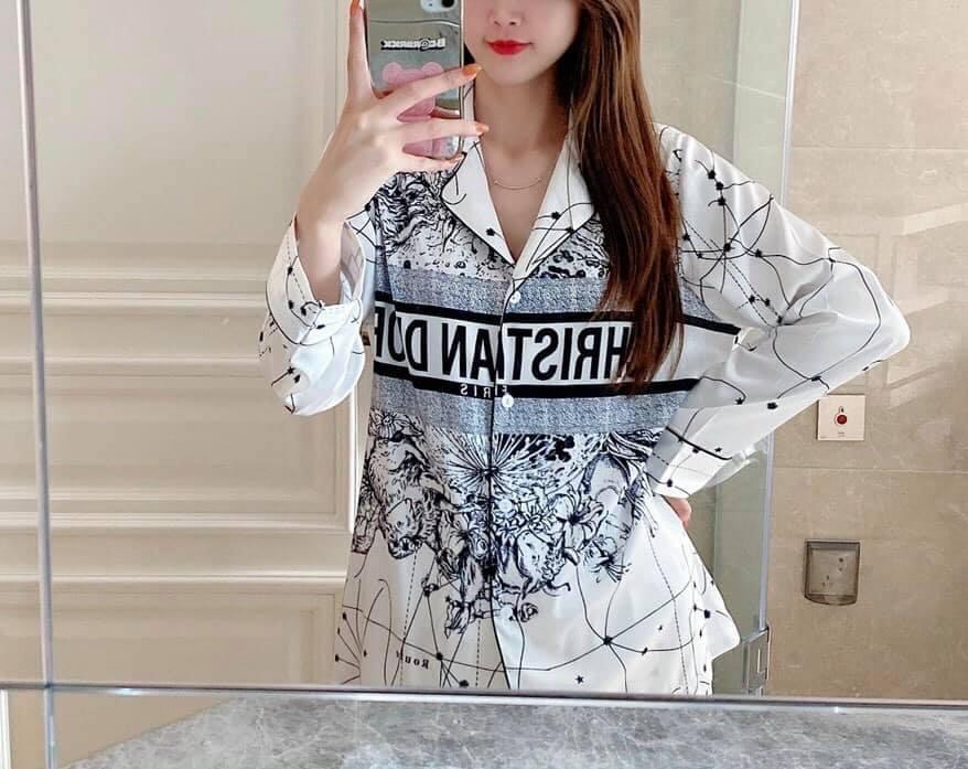 Bộ Lụa Sơ-Mi Quảng Châu Cao Cấp, Mẫu Mới Siêu Sang, Lụa Satin Mền Mát, From Đẹp