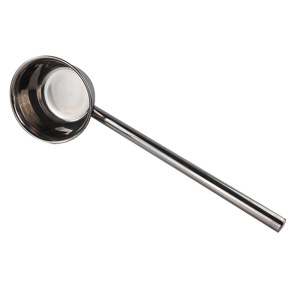 2X Long Handle Stainless Steel Soup Spoon Home Kitchen Porridge Ladle Tool 45cm