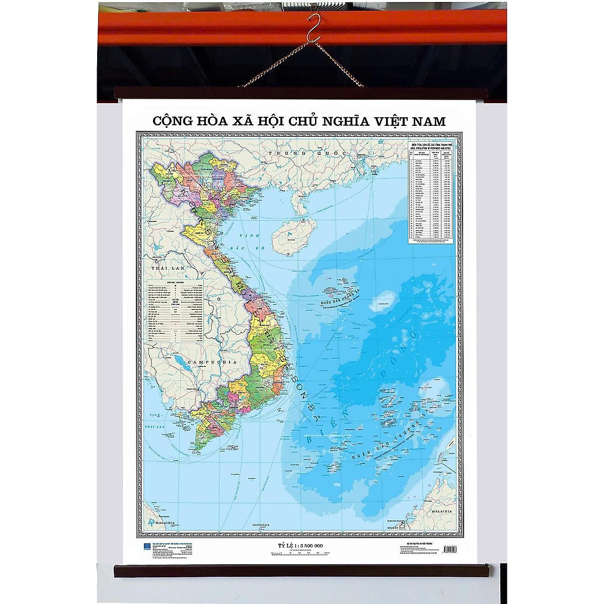 Bản đồ tờ rời Việt Nam, Thế giới, Hà Nội, Asean