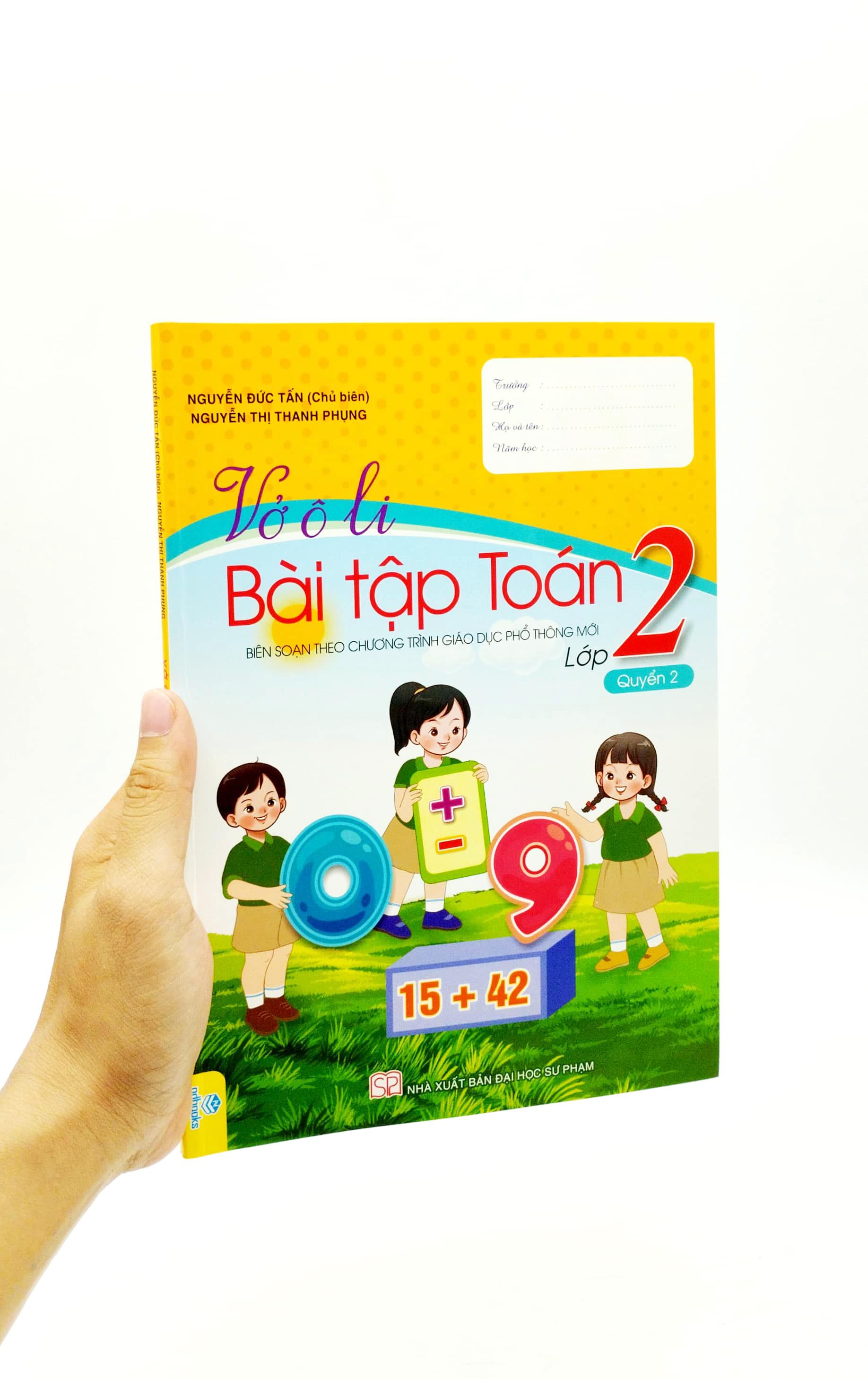 Vở Ô Li Bài Tập Toán 2 - Quyển 2