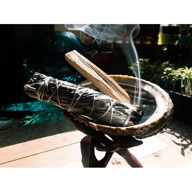 Sét 1 thanh palo santo và 1 bó xô thơm trắng mix thánh cỏ thanh tẩy mạnh mẽ