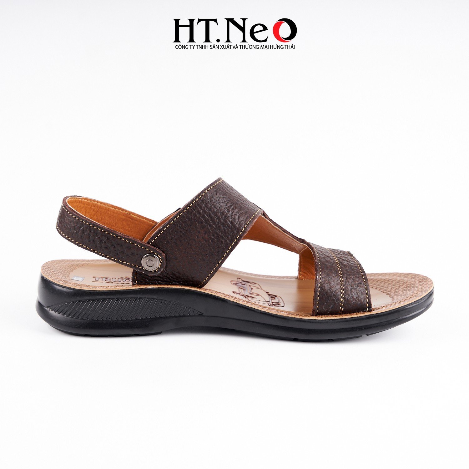 Sandal nam, dép sandal nam chất liệu da cao cấp thiết kế đơn giản với những đường chỉ khâu, đế kếp đi êm chân SD170