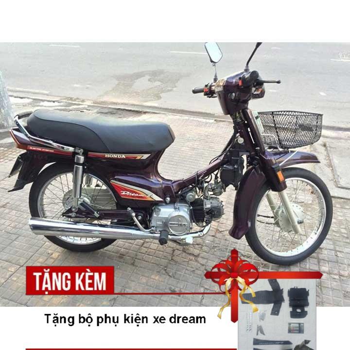 Dàn áo dành cho xe DREAM II màu Tím Nho, chất liệu nhựa ABS nguyên sinh -  Tặng Full phụ kiện