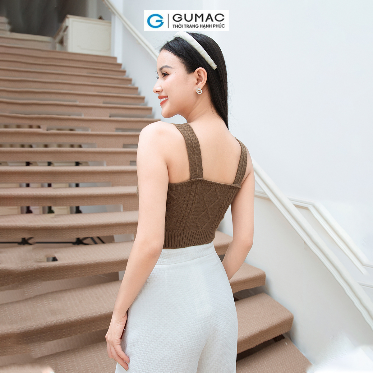 Áo cardigan phối layer thời trang GUMAC AD10048