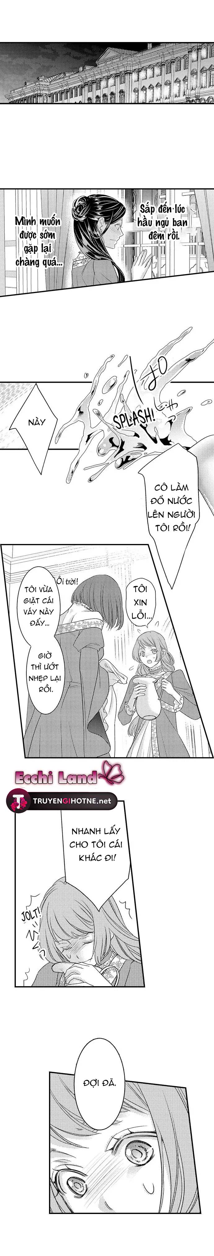 chuyển sinh vào thế giới khác ~ nếu muốn trở thành nữ hoàng hãy tìm cách để được hoàng đế sủng ái vào ban đêm chapter 69.1 4