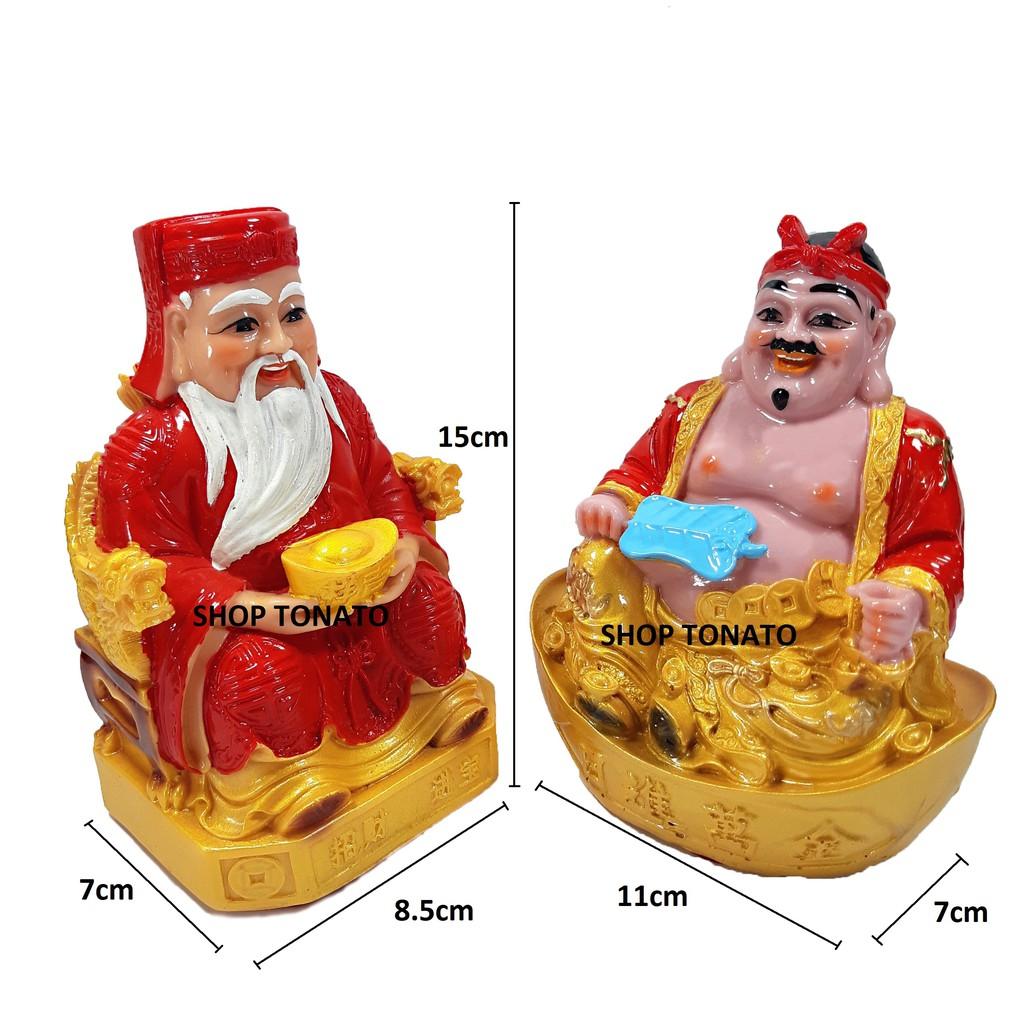 TƯỢNG THẦN TÀI ÔNG ĐỊẠ MÀU CAO 15CM,17CM,19CM
